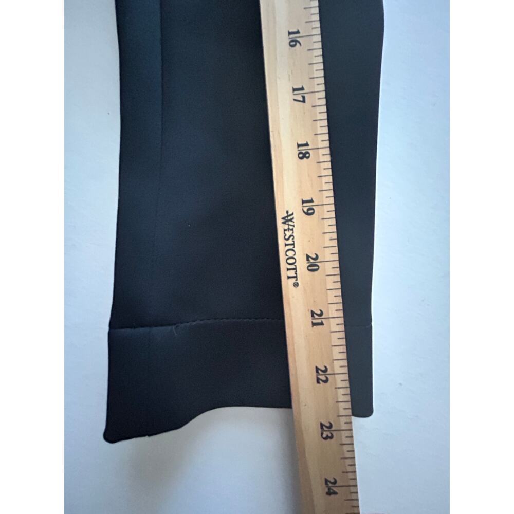 M.M. Lafleur women's black scuba stretch one button jacket  blazer size 10 - Picture 15 of 15